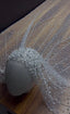 Voile de mariée brillant en perle